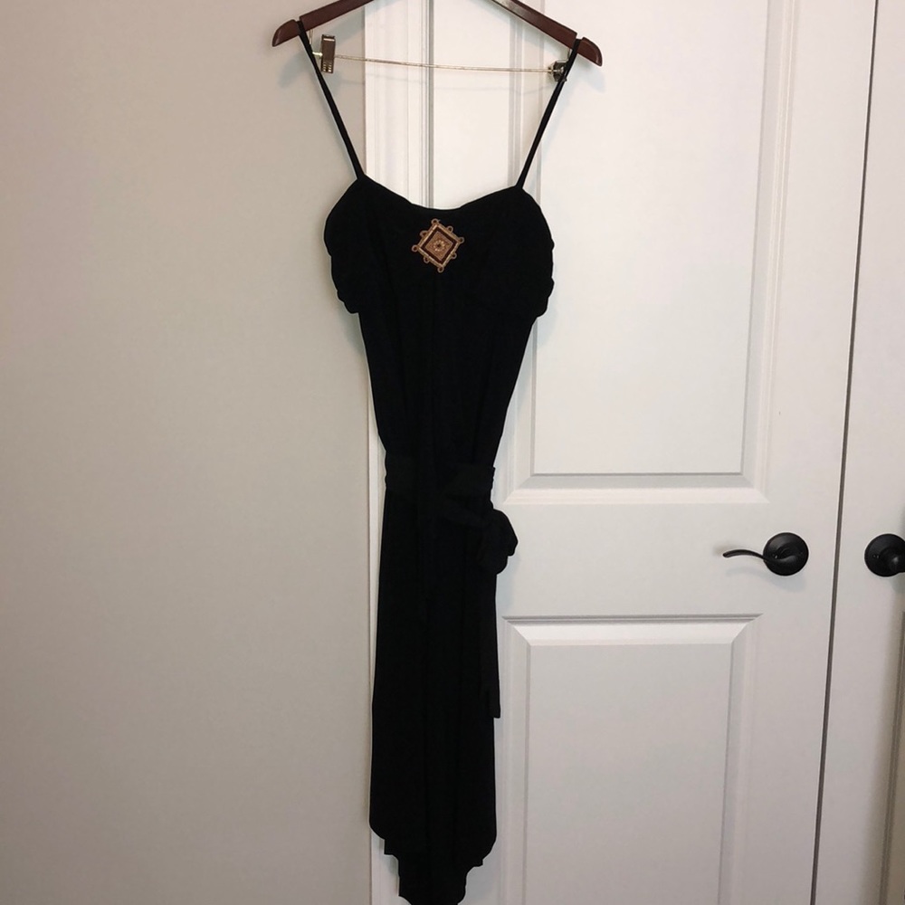 Black Gaucho Capri length jumper